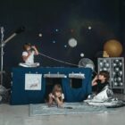 Playhouse/ Table playhouse / Tablecloth playhouse / Play tent / Indoor playhouse / Table tent / FUNDERTABLE "More Space" / Cosmic adventure