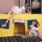 Playhouse/ Table playhouse /Tablecloth playhouse /Play tent /Indoor playhouse / Table tent / FUNDERTABLE "City-born UNICORN" / Unicorn Decor