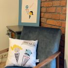 Kids' pillow/ Children cushion/ Children room decor/ Kids room decoration/ Ice cream decoration / FUNDERTABLE / "ParadICE ISLAND" set