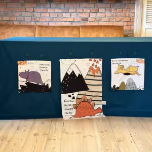 Tablecloth playhouse, Table tent, Table fort, Playhouse for kids, Kids gift, Indoor playhouse, Montessori tent Jurrassic Park Dinosaur party