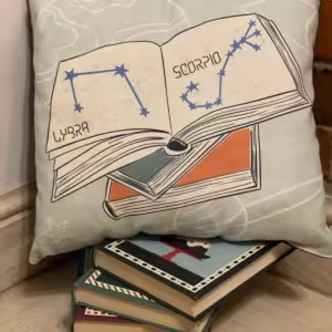 Children cushion with zodiac