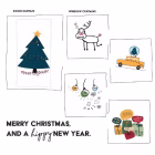 Close-up of cotton playhouse door curtain with holiday motifs – safe dyes Oeko-Tex compliant